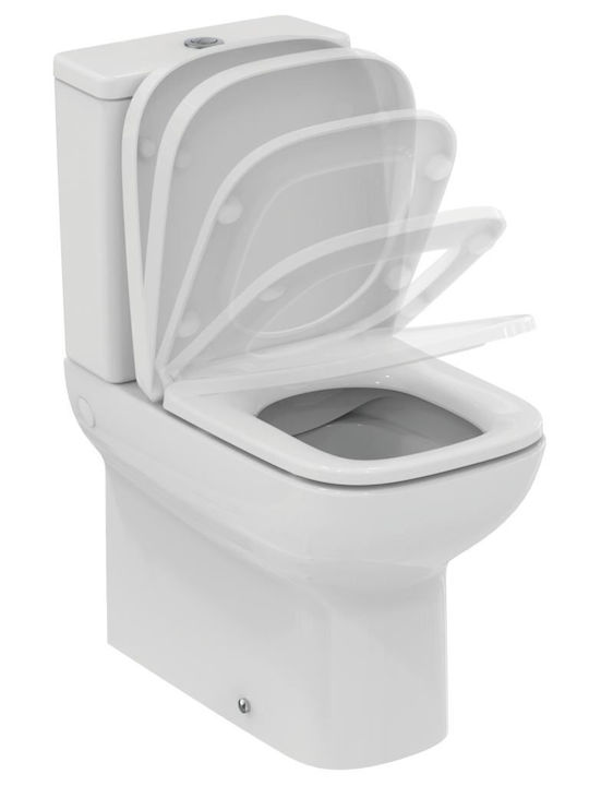 Ideal Standard iLife Space Toilettenbrille Soft-Close Kunststoff 41x36cm Weiß