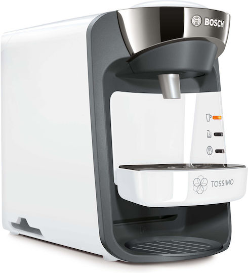 Bosch Suny Kapsel-Kaffeemaschine Tassimo Druck 3.3bar Kokosnuss Weiß