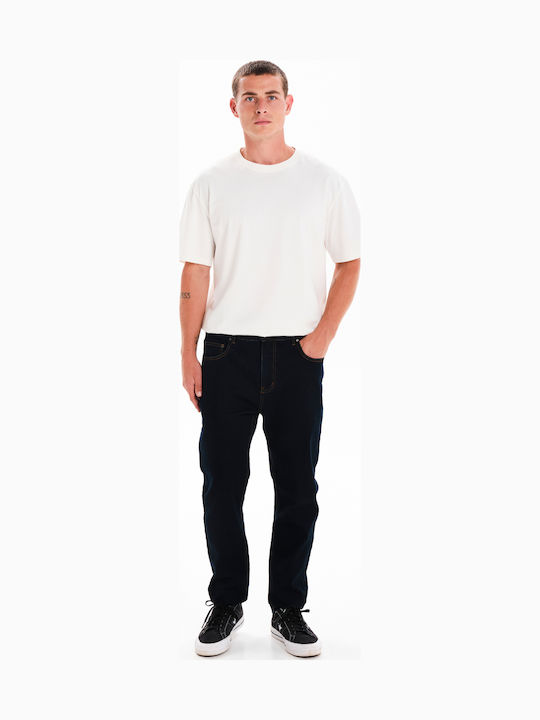 Men's Elastic Blue Jeans Pants