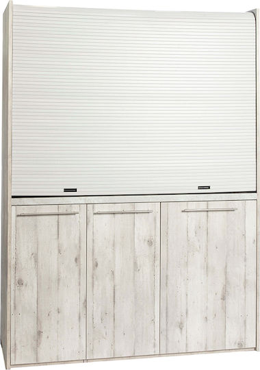Silver ΚΣ160 Πολυκουζινάκι με Αριστερή Γούρνα 160x65x209cm Wenge