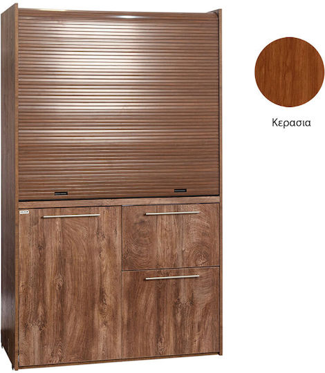 Silver KS125-FOU KS125-FOU-Cireșe Bucătărie Mică cu Chiuvetă Stângă 125x65x209cm Cireșe