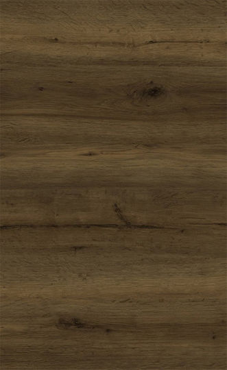 Silver ΚΣ160 Πολυκουζινάκι με Αριστερή Γούρνα 160x65x209cm Καρυδί