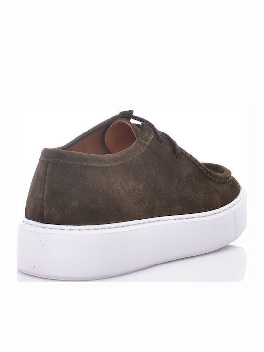 Men's Leather Moccasins Green