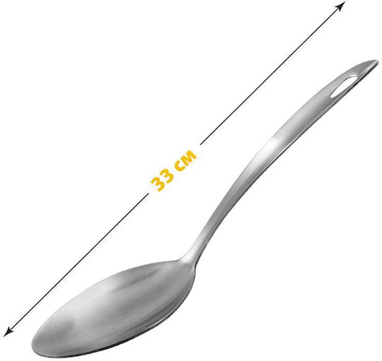 Elekom Untiefe Servierlöffel Küchen Rostfreier Stahl 33cm