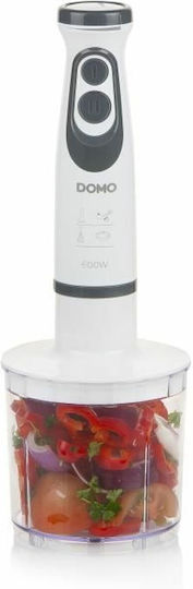 Domo Ραβδομπλέντερ με Ανοξείδωτη Ράβδο 600W Λευκό