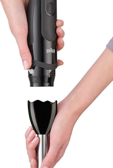 Braun MultiQuick 5 Ραβδομπλέντερ με Ανοξείδωτη Ράβδο 1000W Μαύρο