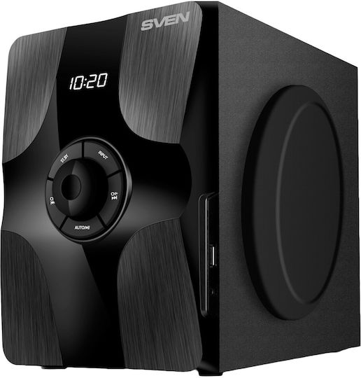 Sven Ηχοσύστημα 2.1 MS-315 SV-020880 με Digital Media Player και Bluetooth Μαύρο
