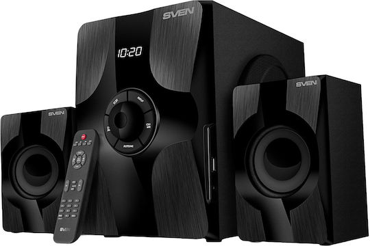 Sven Ηχοσύστημα 2.1 MS-315 SV-020880 με Digital Media Player και Bluetooth Μαύρο