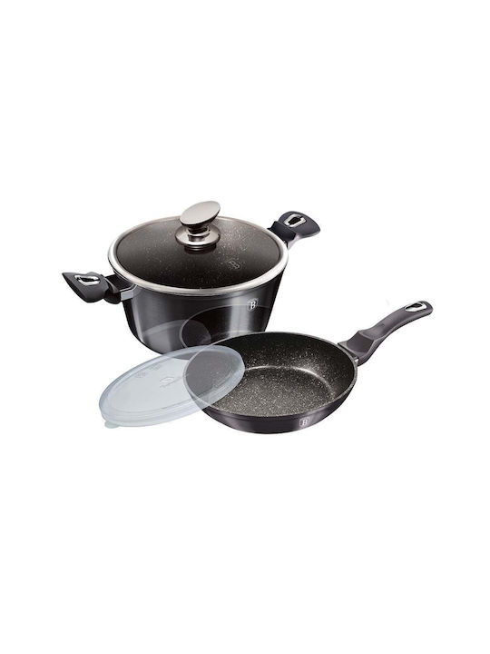 Berlinger Haus Cookware Set from Aluminum Carbon Pro with Non-stick Interior Coating 2 Pieces