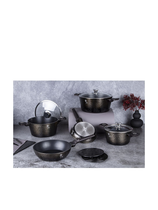 Berlinger Haus Primal Gloss Collection Комплект съдове за готвене от Алуминий Primal Gloss BH-7144 13бр