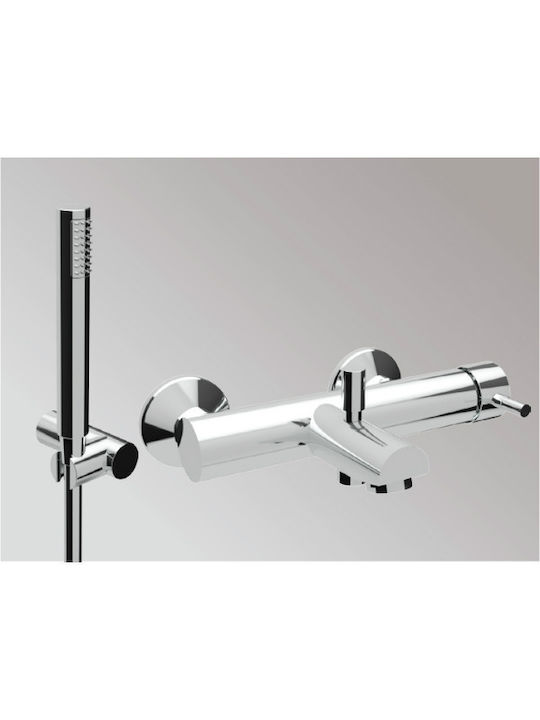 Teorema New Jabil Mixing Bathtub Shower Faucet Complete Set Silver