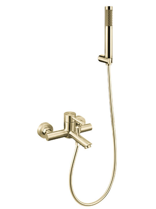 Karag Artemis Mischung Bade- / Duscharmatur Badewanne Komplettes Set Edelstahl Bronze