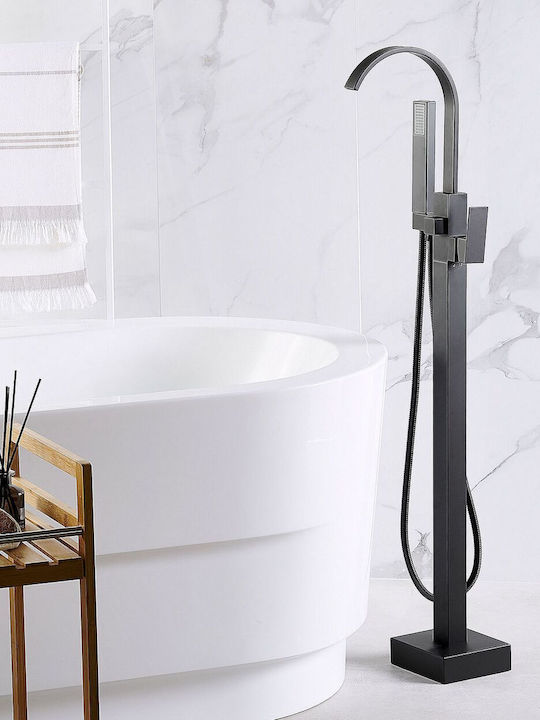 Beliani Mixing Shower Shower Faucet Complete Set Black