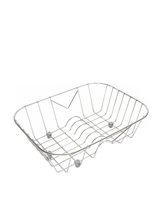 Sanitec No 4 Sită Pentru Chiuvetă Inox Argintie 39x30cm