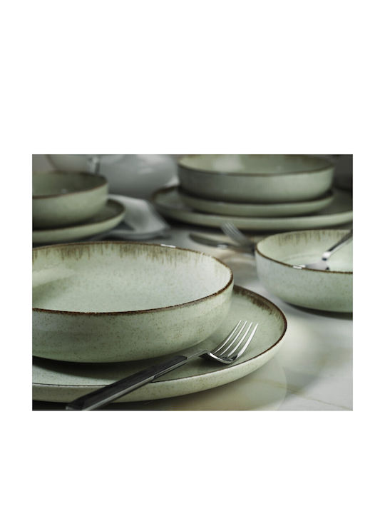 Oriana Ferelli Mood Green Porcelain Dinnerware Set 20pcs