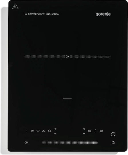Gorenje Επιτραπέζια Εστία Επαγωγική Μονή Μαύρη