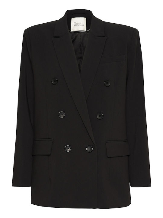 My Essential Wardrobe Γυναικείο Σακάκι Μαύρο