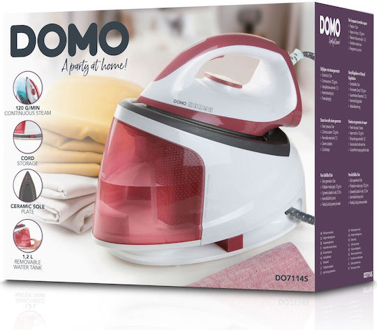 Domo Sistem de călcat cu aburi 5bar cu rezervor 1.2l