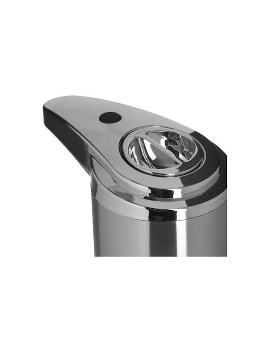 Inart Dispenser Κουζίνας Πλαστικό Ασημί 220ml