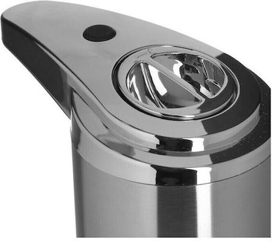 Inart Dozator din Plastic Argintiu 220 ml
