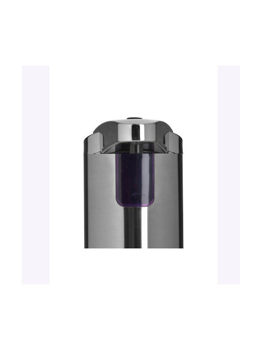Inart Dispenser Κουζίνας Πλαστικό Ασημί 220ml