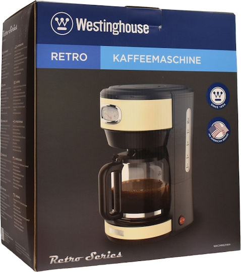 Westinghouse Retro Series Καφετιέρα Φίλτρου 1000W White