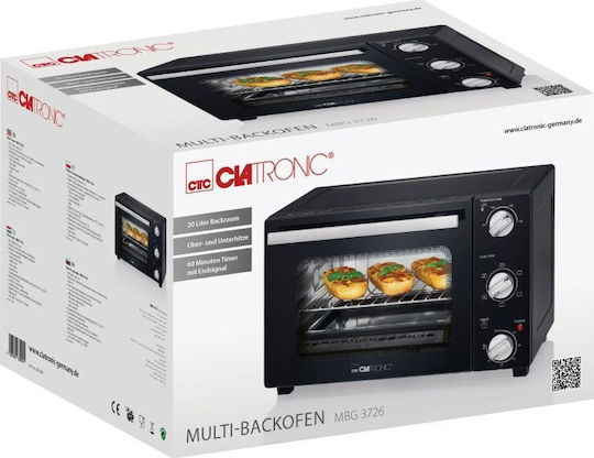 Clatronic MBG 3726 Cuptor Electric 20lt Fără Arzătoare