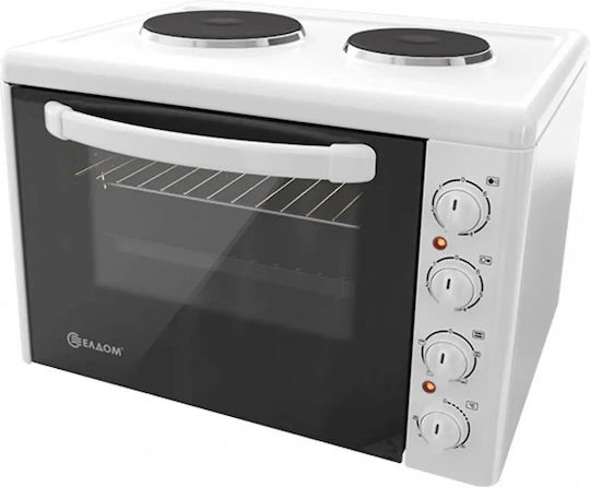 Eldom 203VFE Ηλεκτρικό Φουρνάκι 38lt με 2 Εστίες
