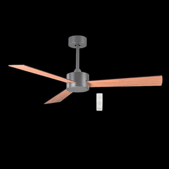 Primo PRCF-80619 Ceiling Fan 130cm with Remote Control Gray