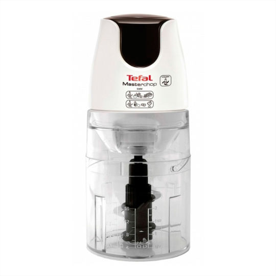 Tefal Smart Double MB450 Multizerkleinerer 500W mit Behälter 500ml Weiß