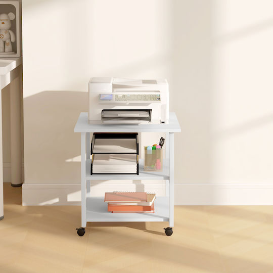 HomCom Druckerzubehör Tischständer Drucker 924-090V00WT