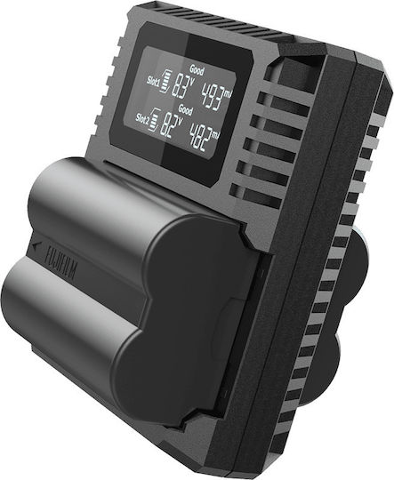 NiteCore Διπλός Φορτιστής Μπαταρίας FX3 Συμβατός με Fujifilm