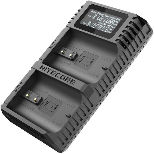 NiteCore Dublu Încărcător de baterii UHX1 Pro Compatibil cu Hasselblad