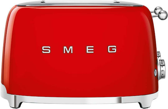 Smeg Toaster 4 Slots 2000W Red