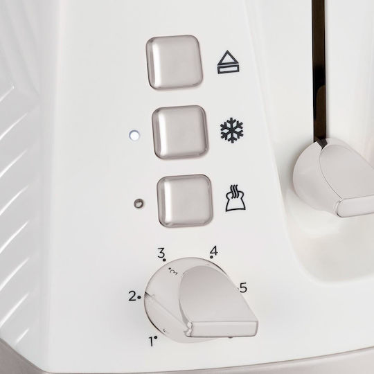Russell Hobbs Groove Toaster 2 Slots 850W White