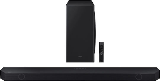 Samsung Soundbar 5.1.2 Bluetooth, HDMI και Wi-Fi 360W με Τηλεχειριστήριο Μαύρο HW-Q800D/EN