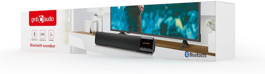 Gembird SPK-BT-BAR400-01 Bluetooth Speaker 10W with Radio and Battery Life up to 4 hours Black