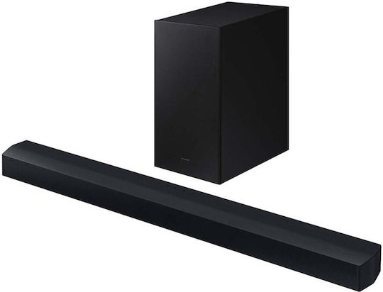 Samsung Саундбар 2.1 Bluetooth 25W с Безжичен Субуфер и Дистанционно Черен HW-C450/EN