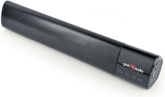 Gembird SPK-BT-BAR400-01 Bluetooth Speaker 10W with Radio and Battery Life up to 4 hours Black