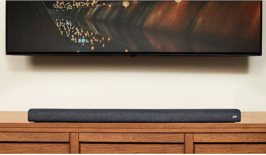 Polk Audio Signa S3 Soundbar 2.1 Bluetooth, HDMI und Wi-Fi 160W mit kabellosem Subwoofer und Fernbedienung Schwarz