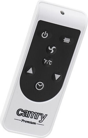 Camry CR-7739 Convector Heater Floor 2000W with Electronic Thermostat 60.5x37.5cm White
