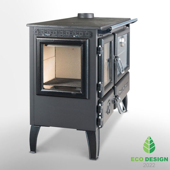 Caliskan 214-3D Χαλύβδινη Ξυλόσομπα 6.4kW Γκρι