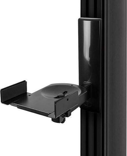 B-Tech Lautsprecherständer Wand Side-Clamping Speaker Wall Mounts (Paar) in Schwarz Farbe