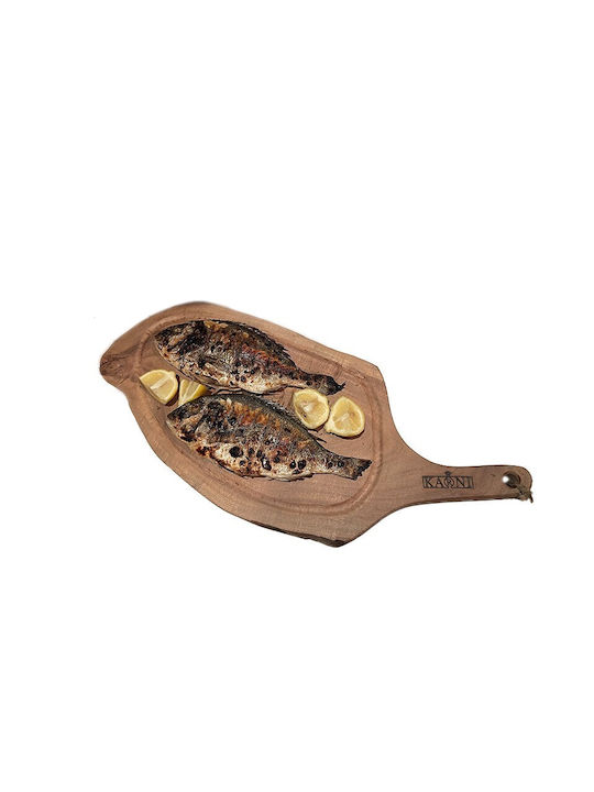 Nakaro Wood Wooden Serving Platter Light Brown 60x24x3cm