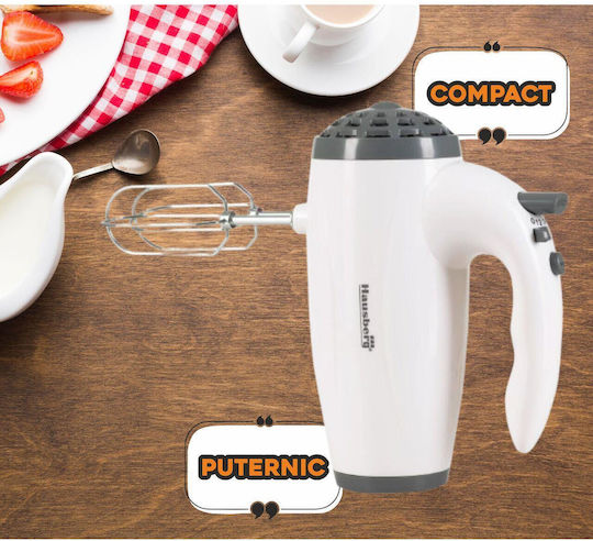 Hausberg Миксер Ръчен 300W Бял