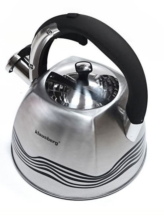 Klausberg Τσαγιέρα Ανοξείδωτη Γκρι 3000ml