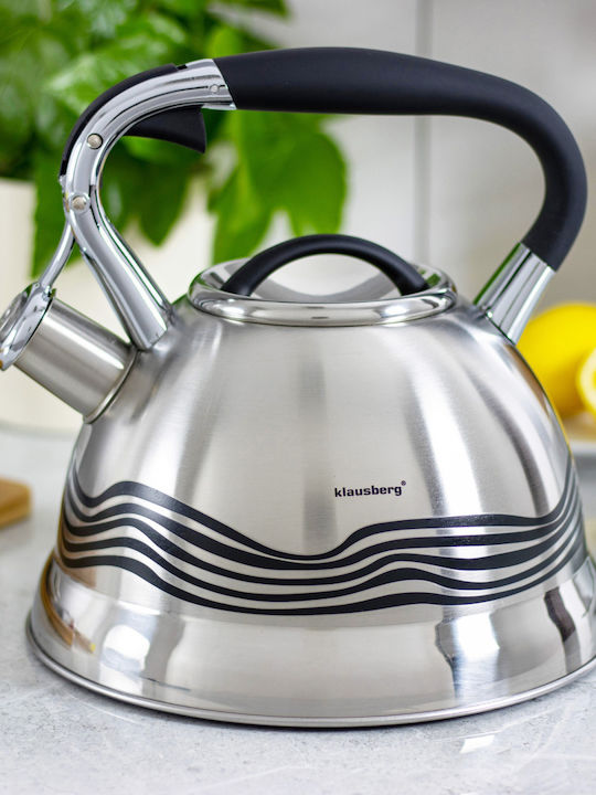 Klausberg Τσαγιέρα Ανοξείδωτη Γκρι 3000ml