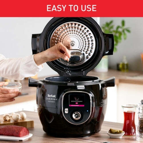 Tefal Cook4me + Connect Πολυμάγειρας 1450W με Χωρητικότητα 6lt Μαύρος