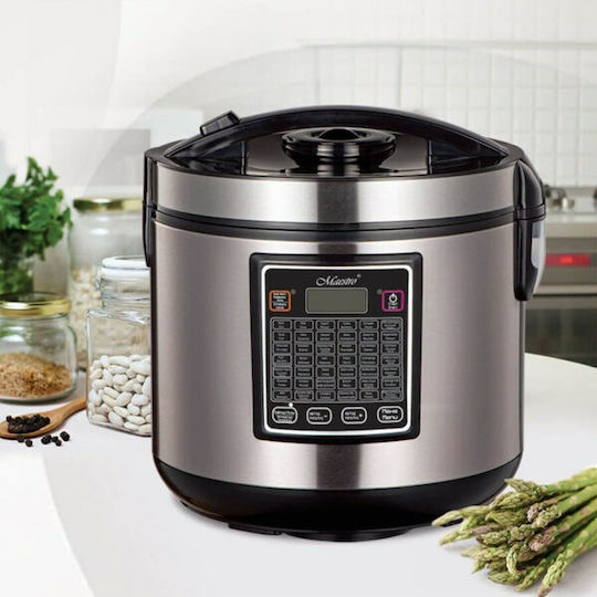 Maestro Slow Cooker 700W με Χωρητικότητα 5lt Μαύρο