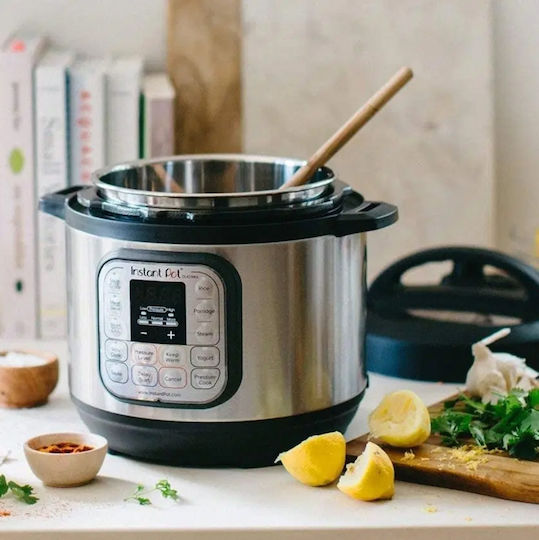 Instant Pot Duo 6 Мултикукър 1000W с Капацитет 5.7лт Сребрист